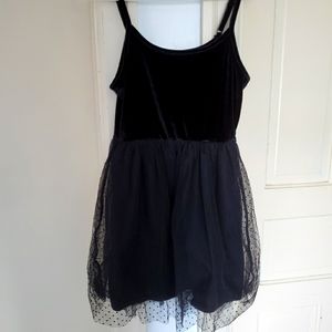 Black velvet and lace drace